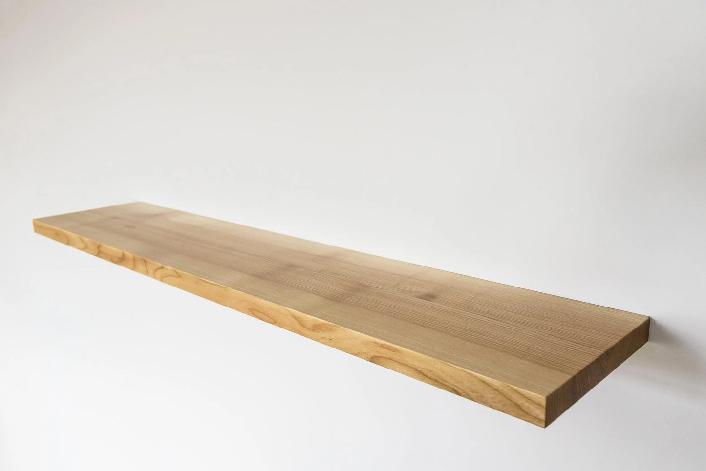 Ash Floating Shelf | Custom Wood Wall Shelf