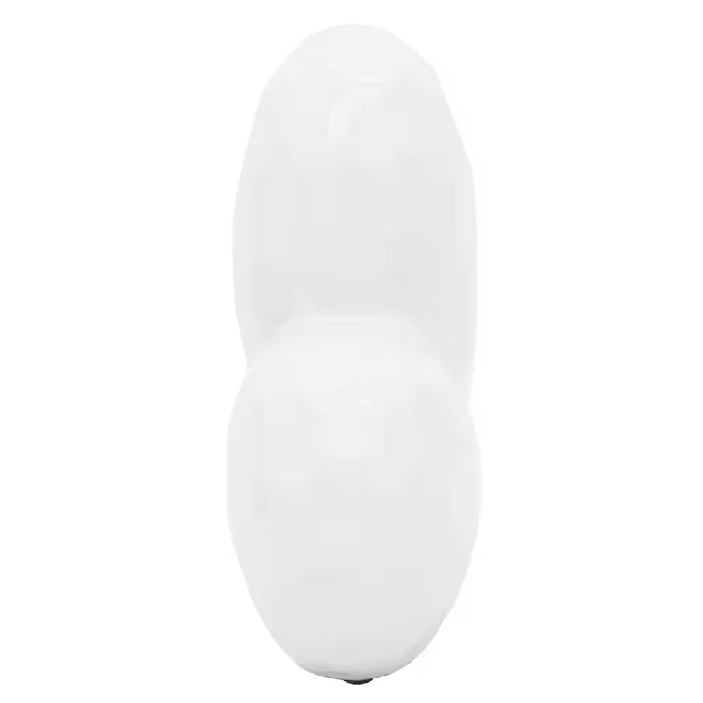 White 8 In. X 8 In. Ceramic Heart Sculpture