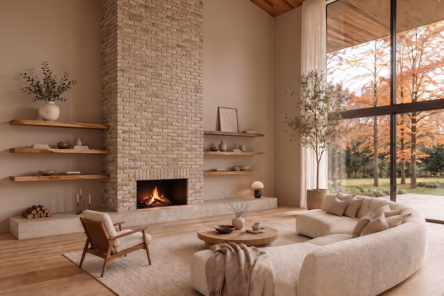 Furnora - Ash Wood Custom Floating Shelf