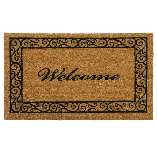 Estate Style 18 In. X 30 In. Welcome Door Mat