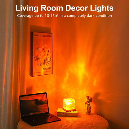 Aurora Glow Lamp,Corded Ocean Lamp Luminorthe Cube Northern Lights Cube Ocean...