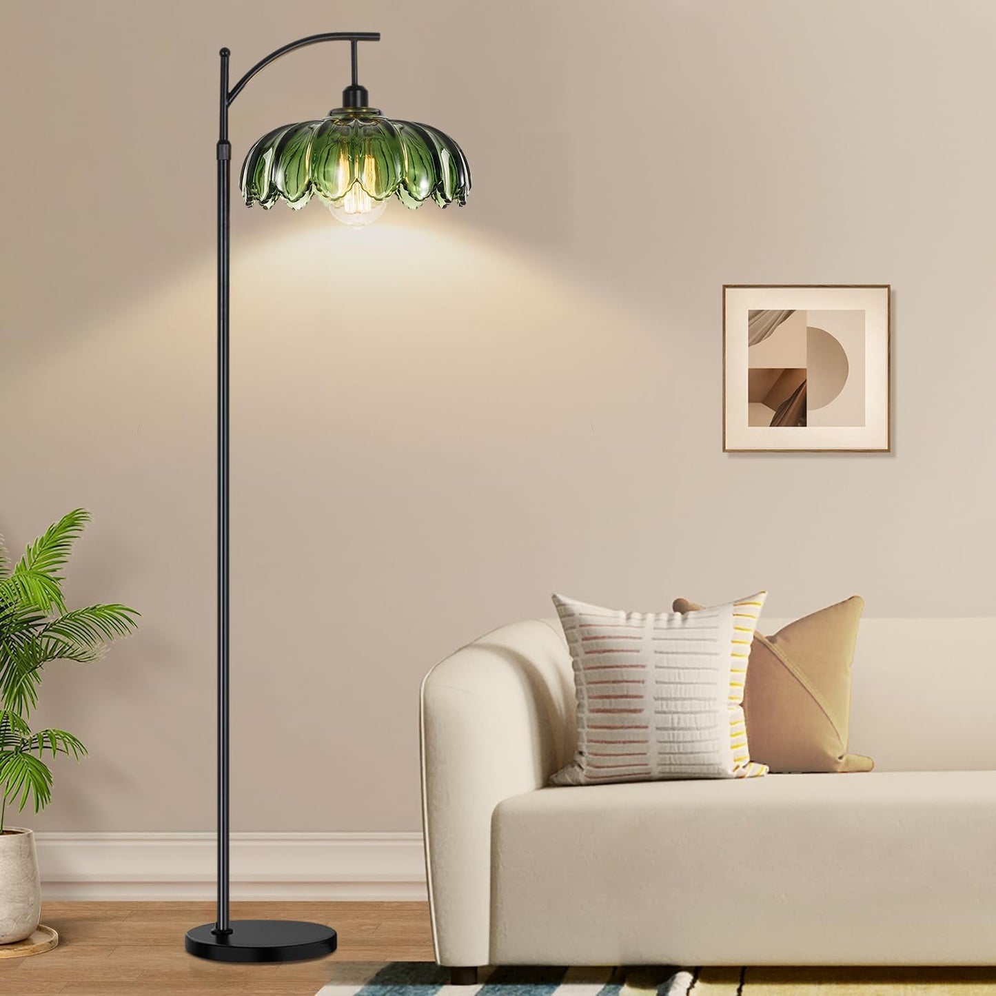 Gold Floor Lamp for Living Room,Bedroom,S