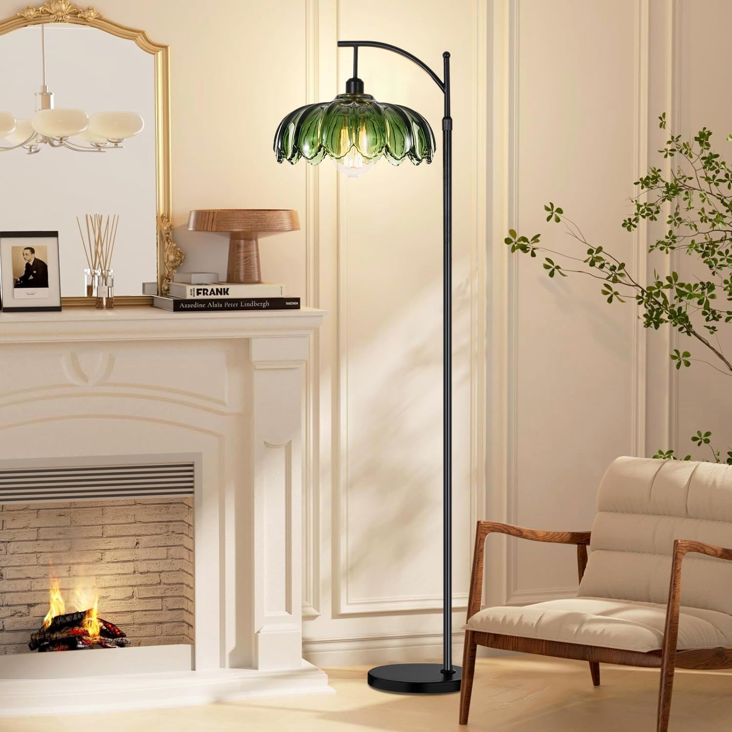 Gold Floor Lamp for Living Room,Bedroom,S