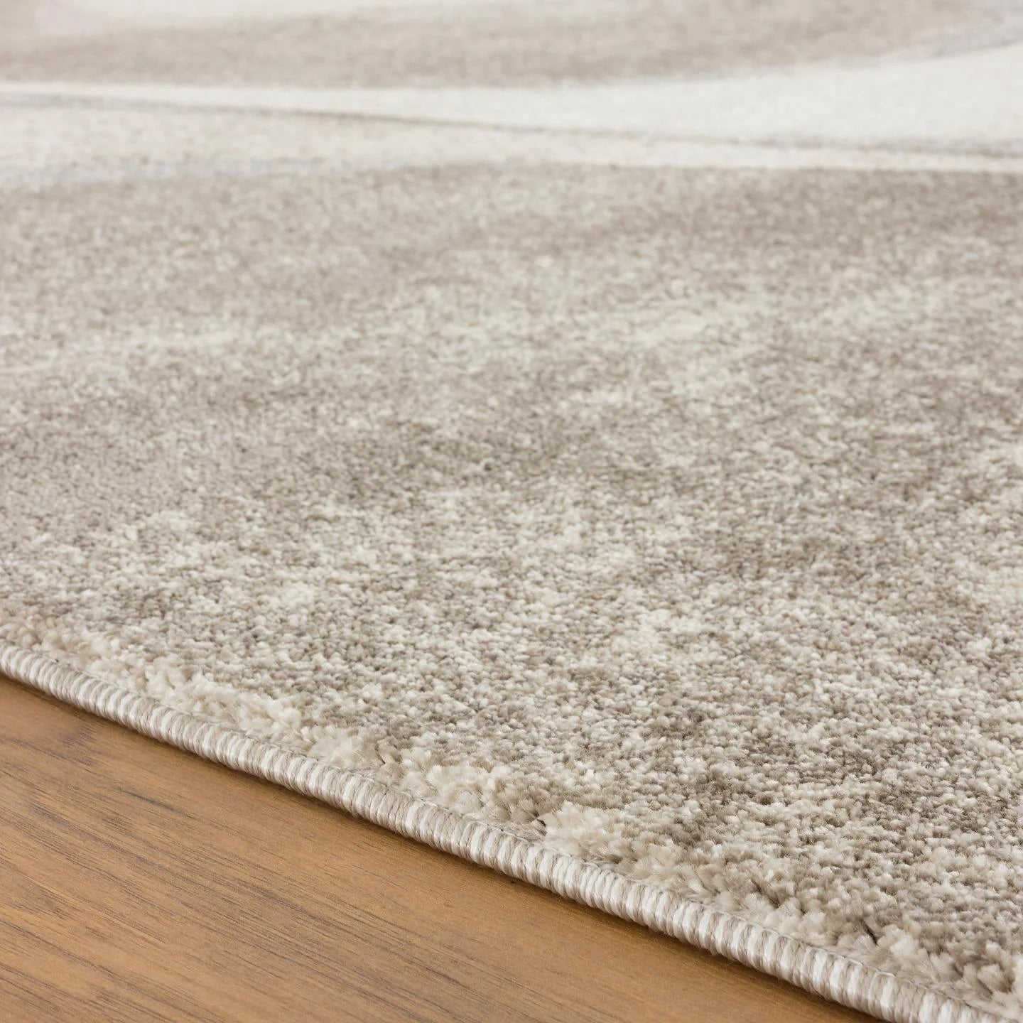 Tower Hill Modern Abstract Area Rug Beige 5X7 Carpet