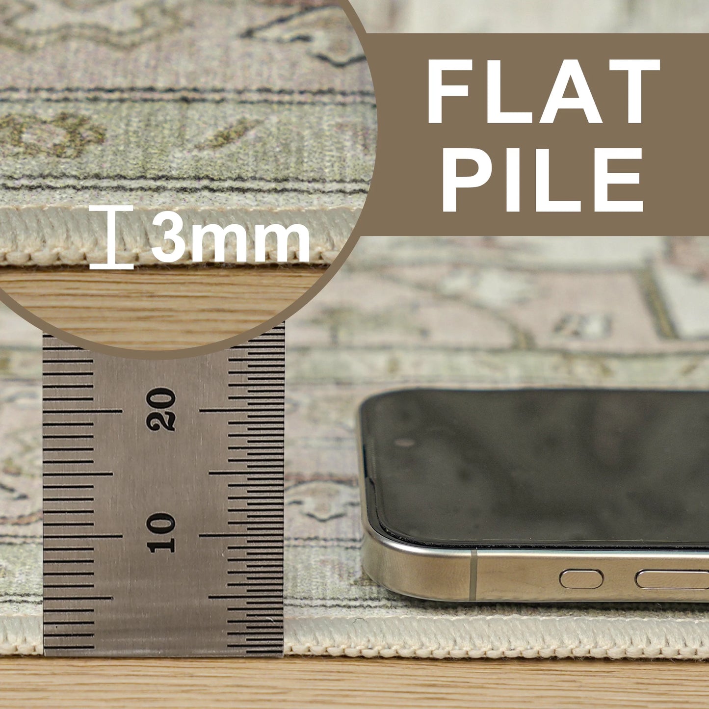 8X10 Area Rugs for Living Room, Non Slip Machine Washable Retro Rugs, Ultra-Thin Print Rug for Bedroom, Dining Room, Home Office.