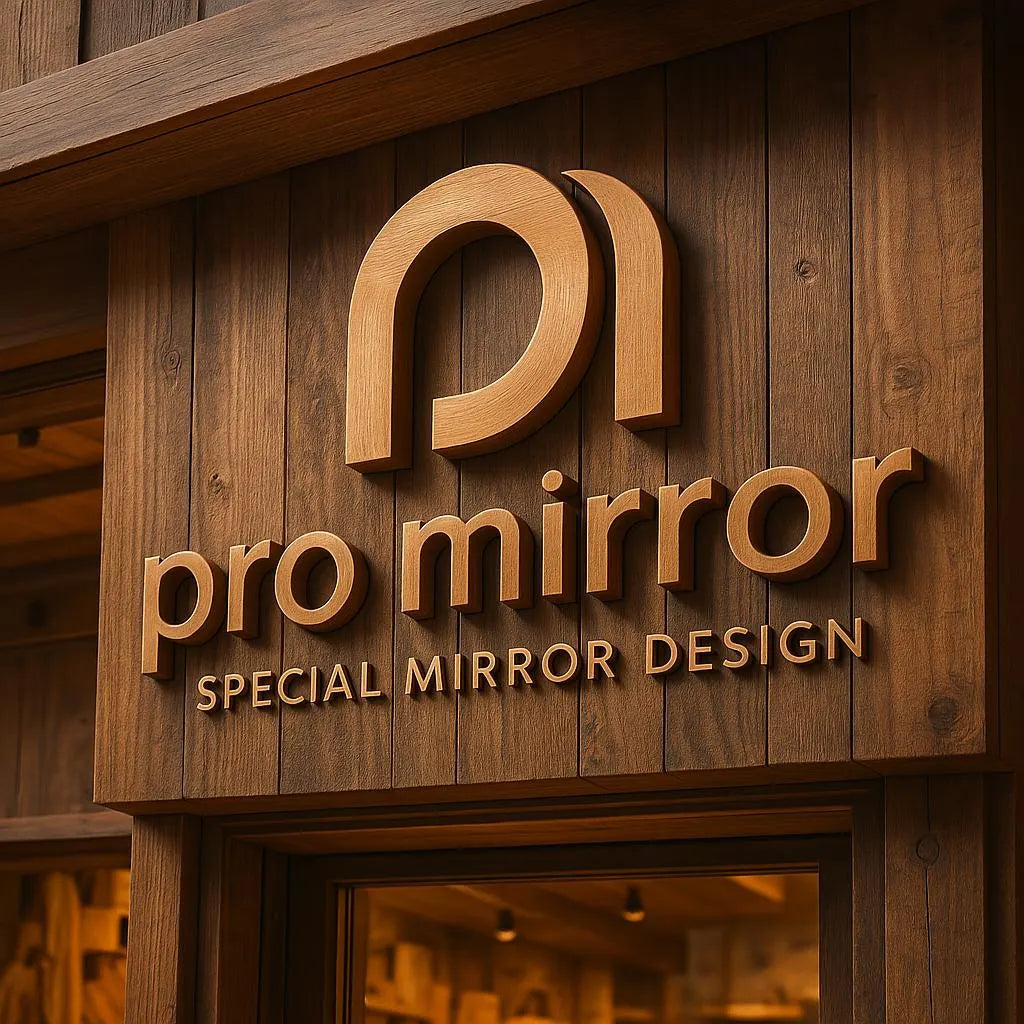 Oval Mid Century Mirror Decor, Organic White Oak or Walnut Mirror,