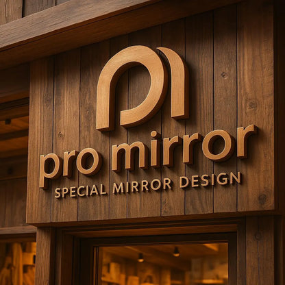 Oval Mid Century Mirror Decor, Organic White Oak or Walnut Mirror,