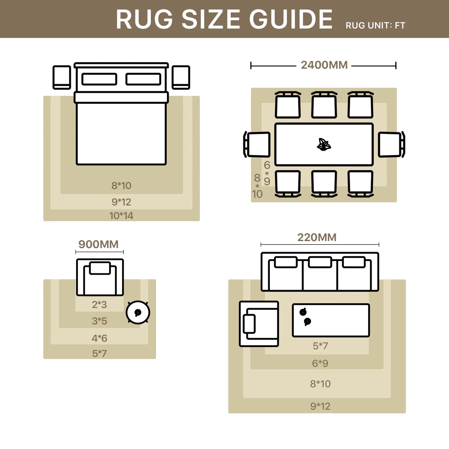 8X10 Area Rugs for Living Room, Non Slip Machine Washable Retro Rugs, Ultra-Thin Print Rug for Bedroom, Dining Room, Home Office.