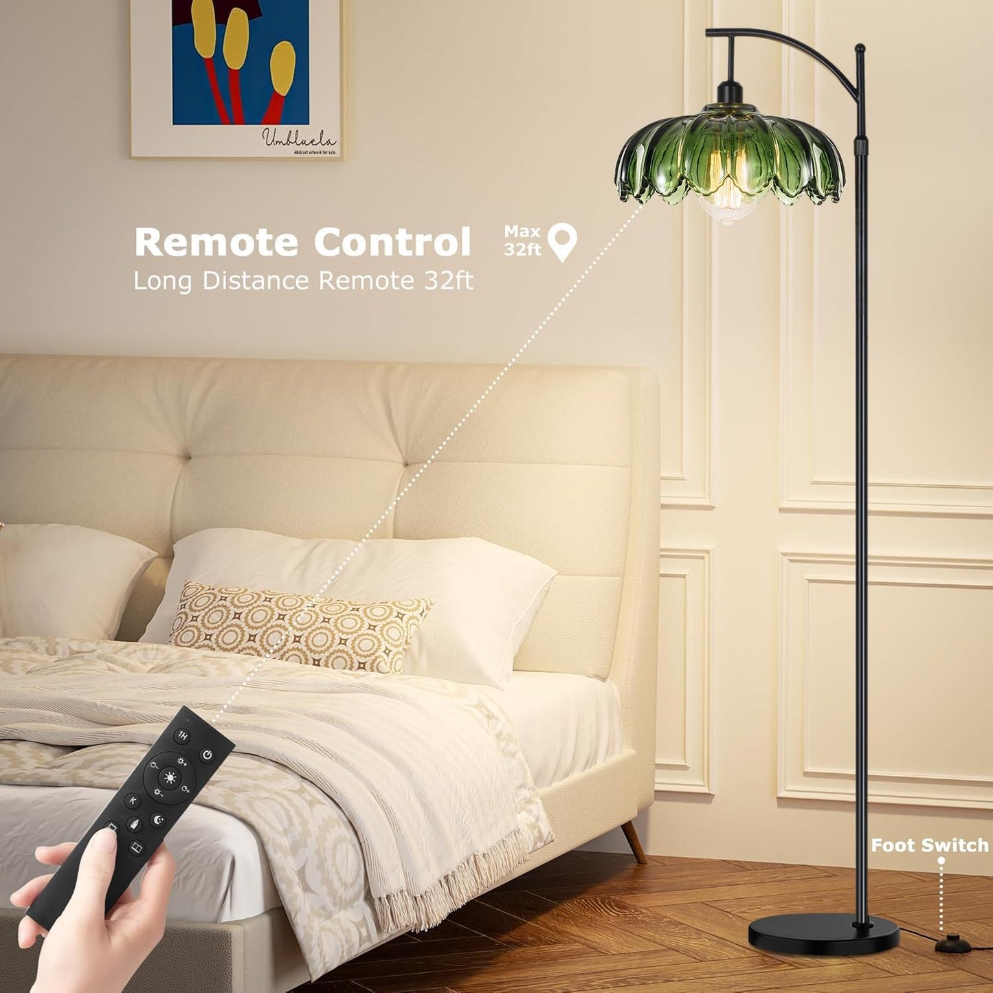 Gold Floor Lamp for Living Room,Bedroom,S