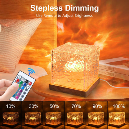 Aurora Glow Lamp,Corded Ocean Lamp Luminorthe Cube Northern Lights Cube Ocean...