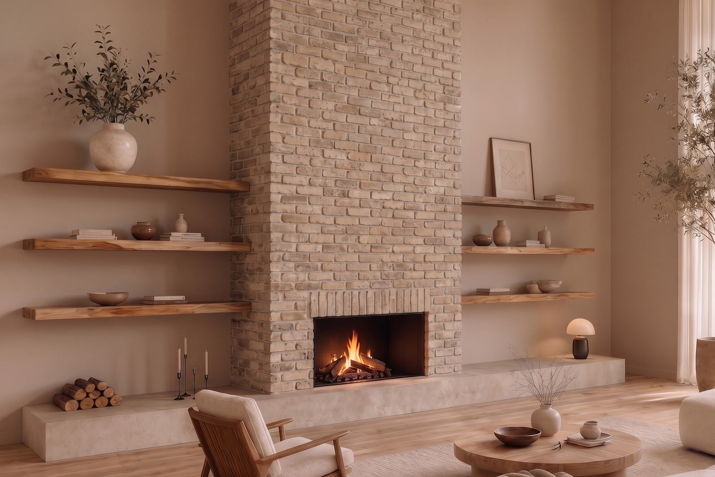 Furnora - Ash Wood Custom Floating Shelf
